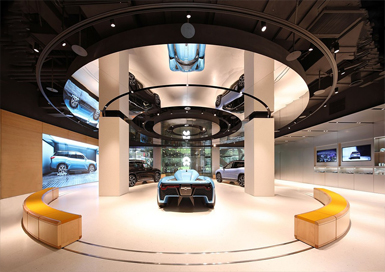 新能源汽车展厅装修设计案例效果图