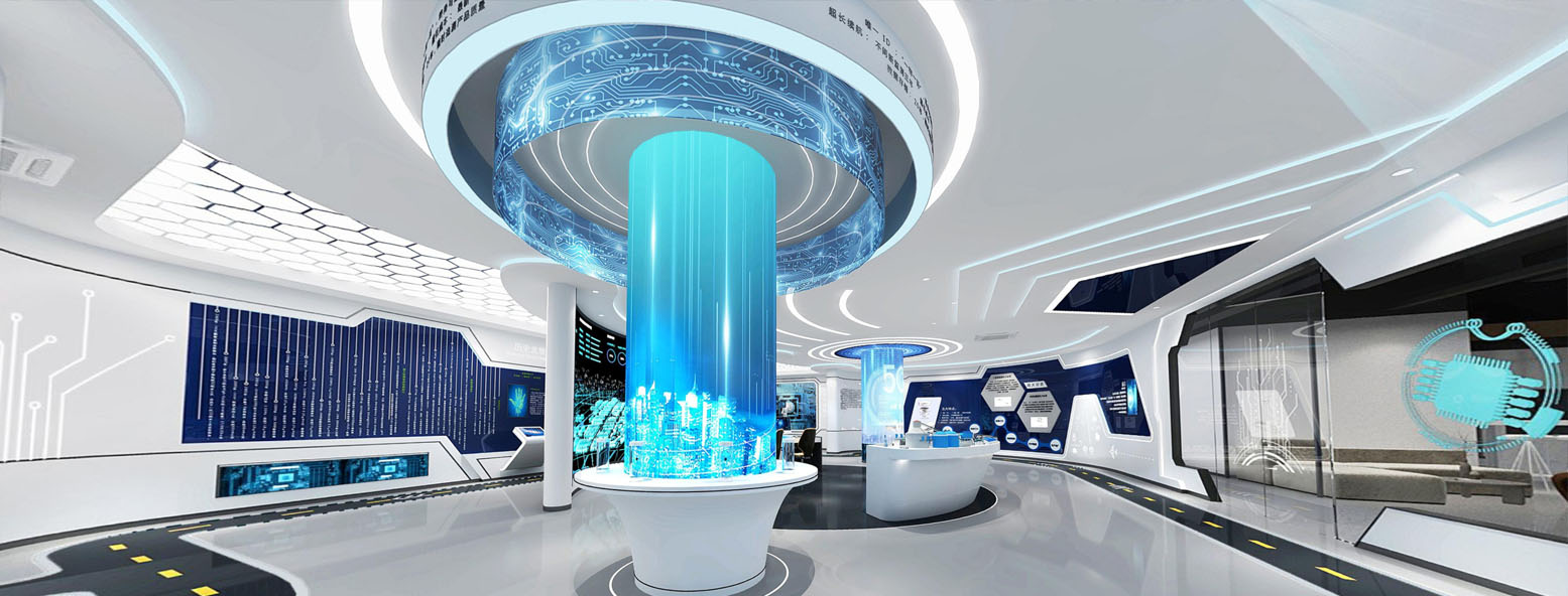 中义（杭州）数字中心展厅设计全景案例