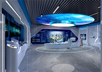 光伏科技展厅装修设计效果图