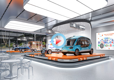 广州车拉夫汽车虚拟展厅设计全景